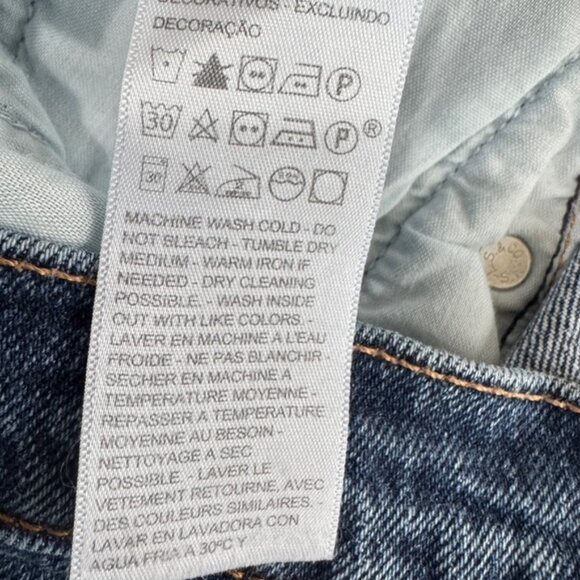 LEVI'S Wedgie Straight Button Fly Jeans - Picture 11 of 15